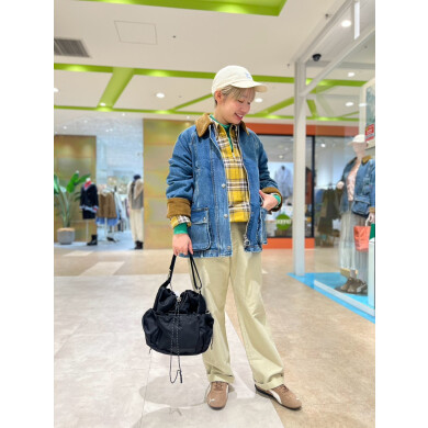 【Barbour】珍しいデニムビードネルが入荷しました!