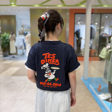  【TES】刺繍Tシャツがかわいい🐶