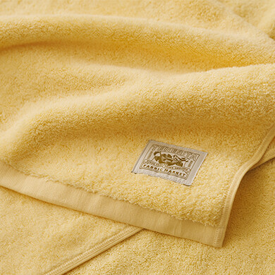 限定カラー「ミモザ」の超甘撚りタオル