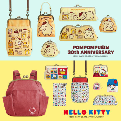 ポムポムプリンとハローキティのコラボ商品が登場！