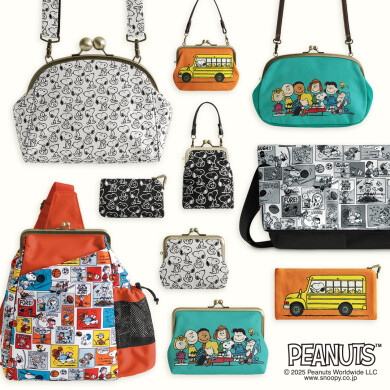 コミック誕生75周年『PEANUTS』デザインのがま口第3弾登場!