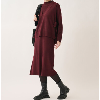 着回し力抜群！セットでも単品でも使えるニットベストアンサンブル👗