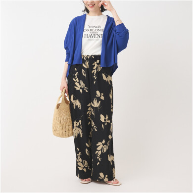 👗羽織るだけで、UVケアできるシアーカーディガン👗