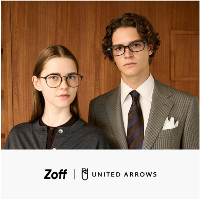 「Zoff」×「UNITED ARROWS」2025秋冬 　”ライフスタイルに寄り添う”アイウェアコレクション