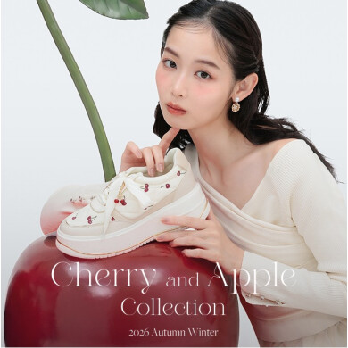 【RANDA（ランダ）】秋の装いに、さりげなく甘い彩りを。 “Cherry and Apple Collection”〈10月16日（金）発売予定〉