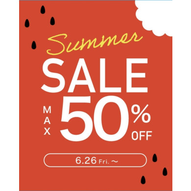 Summer SALE 先行開催中！