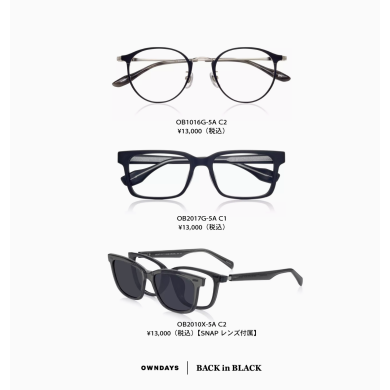 OWNDAYS| BACK in BLACK