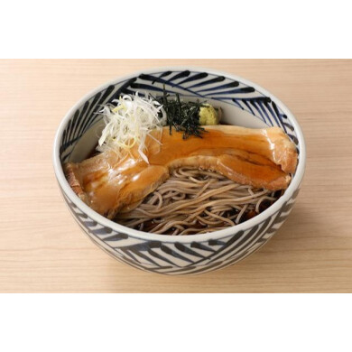 冷し煮豚ぶっかけ蕎麦