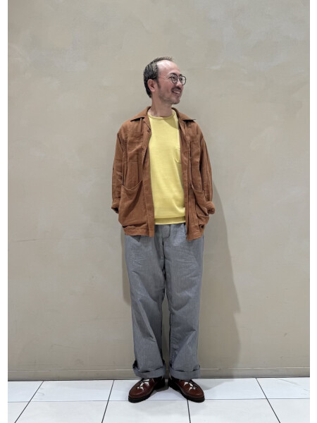 linenシャツ style
