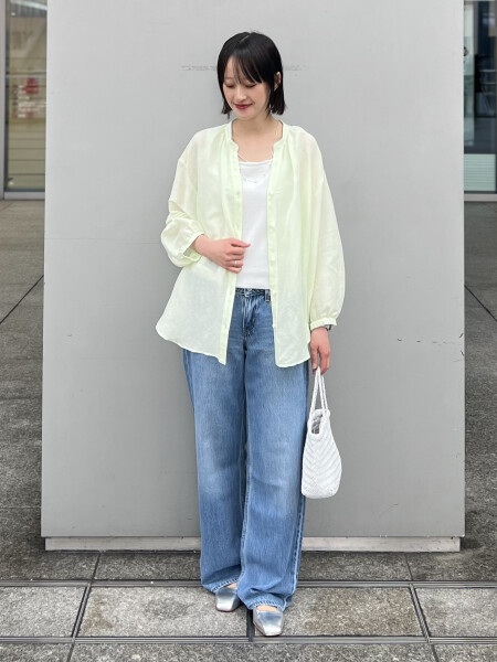 春夏にぴったりリネンシャツ☀️