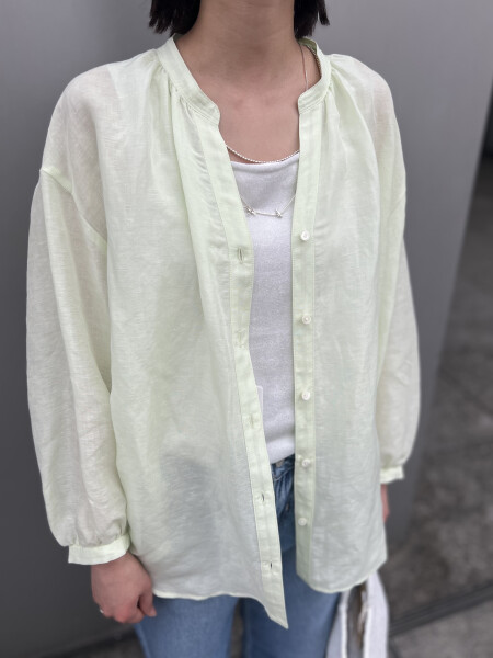 春夏にぴったりリネンシャツ☀️