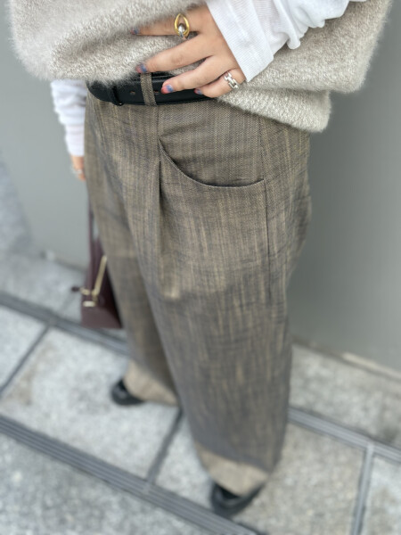フォックスカシミヤニット
