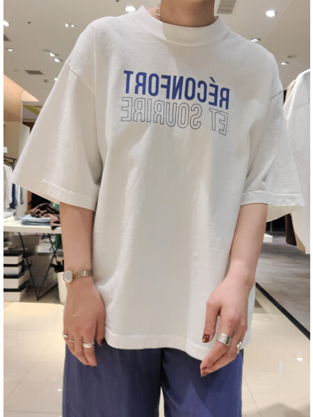 ピグメントダイカジュアルロゴBIG Tシャツ