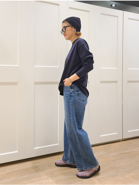 【AMERICANA×MICA＆DEAL/ アメリカーナ×マイカ】long tee ロゴロングスリーブTシャツ